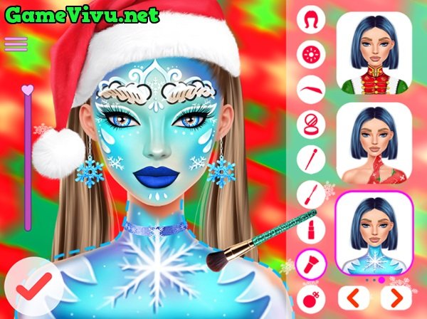 game Ellie trang điểm giáng sinh hình ảnh 3 game Ellie trang điểm giáng sinh hình ảnh 3