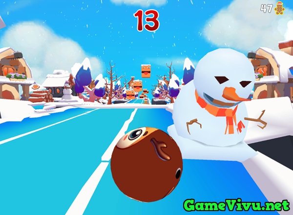 game Lăn bóng tuyết Slope Snowball game Lăn bóng tuyết Slope Snowball
