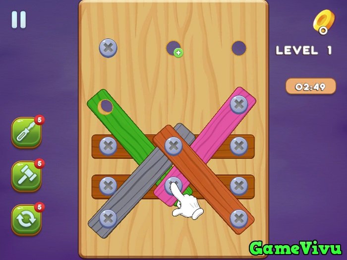 game Tháo ốc vít hình ảnh 1 game Tháo ốc vít hình ảnh 1