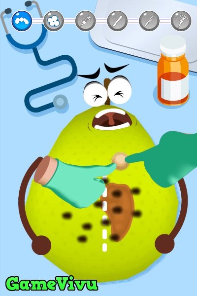 game Bác sĩ trái cây fruit doctor game Bác sĩ trái cây fruit doctor