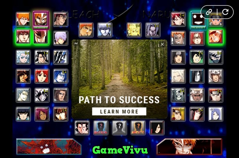 game Bleach vs Naruto 3.6 online game Bleach vs Naruto 3.6 online