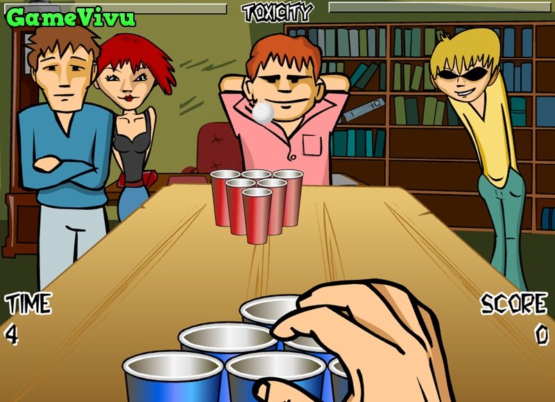 game Ném bóng vào cốc Frat Boy Beer Pong game Ném bóng vào cốc Frat Boy Beer Pong