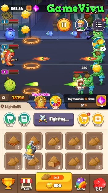 game Trồng cây bắn zombie Plant Merge: Zombie War game Trồng cây bắn zombie Plant Merge: Zombie War