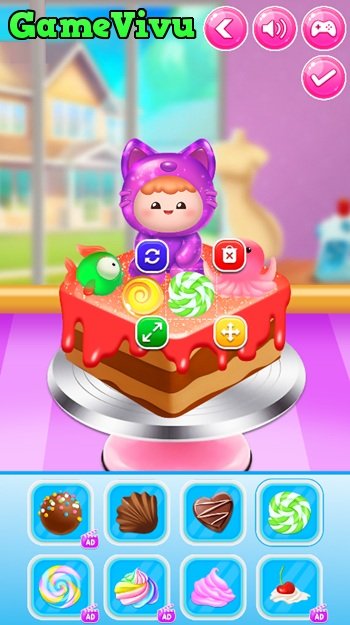 game Bánh kem búp bê nàng tiên cá trên điện thoại máy tính pc game Bánh kem búp bê nàng tiên cá trên điện thoại máy tính pc
