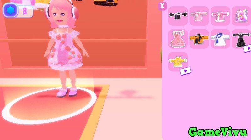 game Căn phòng thời trang Veloura Closet 3D game Căn phòng thời trang Veloura Closet 3D