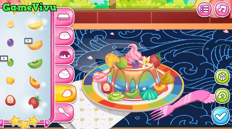 game Làm bánh pudding cầu vồng miễn phí game Làm bánh pudding cầu vồng miễn phí