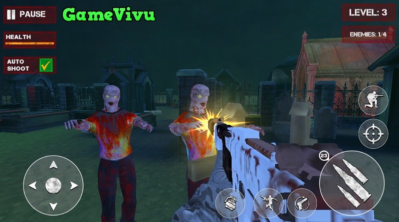 game Bắn zombie trong nghĩa trang Zombie Graveyard game Bắn zombie trong nghĩa trang Zombie Graveyard