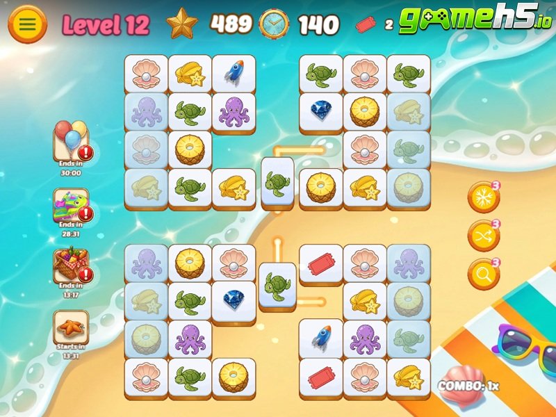 game Pikachu mùa hè Summer Onet Connect game Pikachu mùa hè Summer Onet Connect