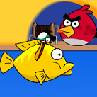 Angry birds câu cá 2 người Angry birds câu cá 2 người
