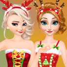 Công chúa Disney dự tiệc giáng sinh Công chúa Disney dự tiệc giáng sinh