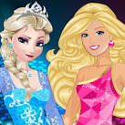 Elsa vs Barbie ai mặc sành điệu hơn Elsa vs Barbie ai mặc sành điệu hơn