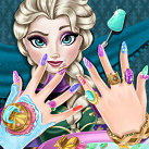 Làm móng tay cho Elsa Làm móng tay cho Elsa