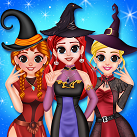 Phù thủy đêm halloween Phù thủy đêm halloween